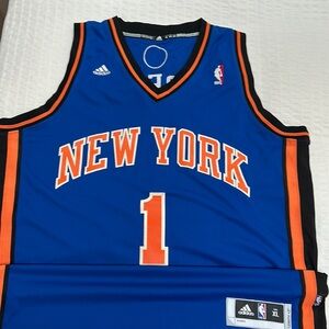 Adidas Blue New York Basketball Jersey